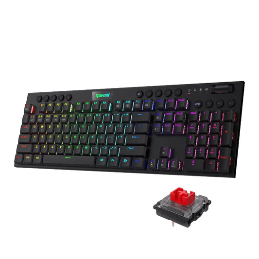 REDRAGON MECHANICAL HORUS PRO Wireless Gaming Keyboard.