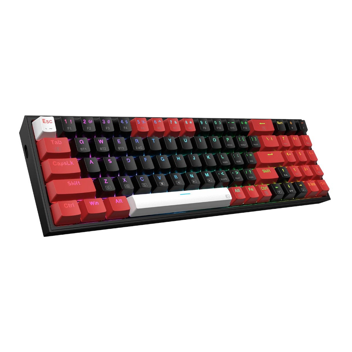 REDRAGON MECHANICAL POLLUX PRO WIRELESS BT|RF GAMING KEYBOARD.