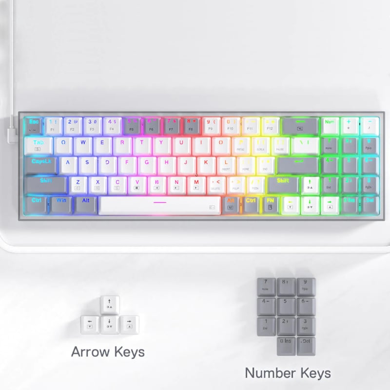 REDRAGON MECHANICAL Pollux Wired Gaming Keyboard.