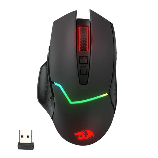 REDRAGON Mirage Pro 8000DPI RGB Wireless Gaming Mouse – Black.