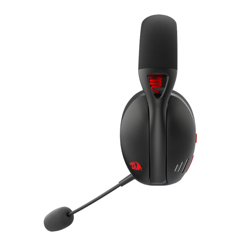 REDRAGON Over-Ear IRE BT5.2 Wireless Gaming Headset – Black.
