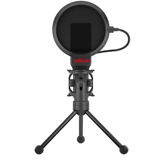 REDRAGON SEYFERT 3.5mm Aux Gaming Mic and Tripod – Black.