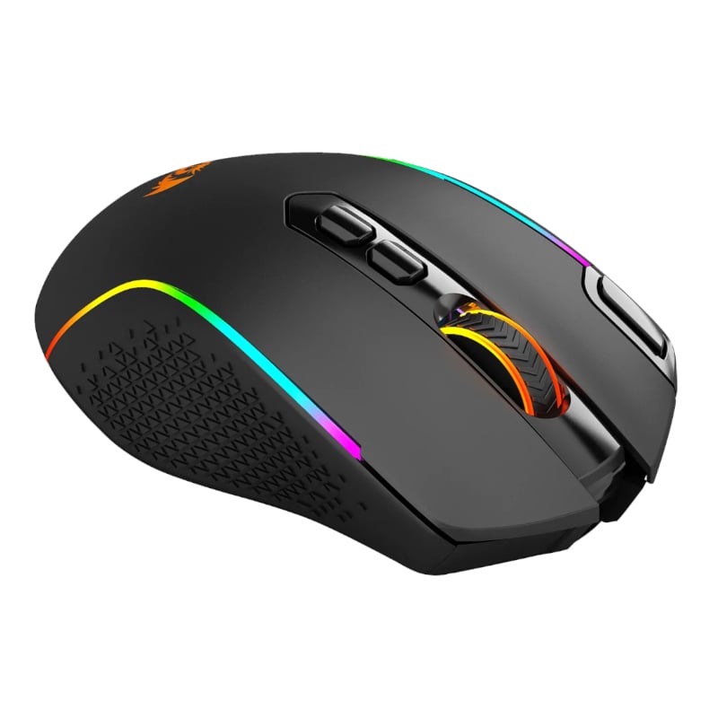REDRAGON Taipan Pro 10000DPI RGB Wireless Gaming Mouse – Black.