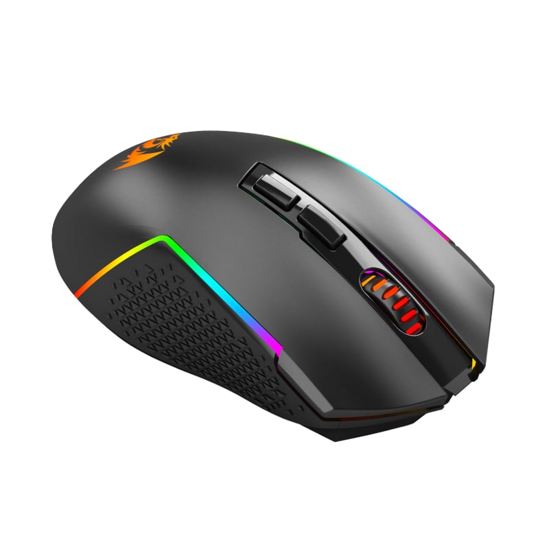 REDRAGON Trident Pro 8000DPI RGB Gaming Mouse – Black.