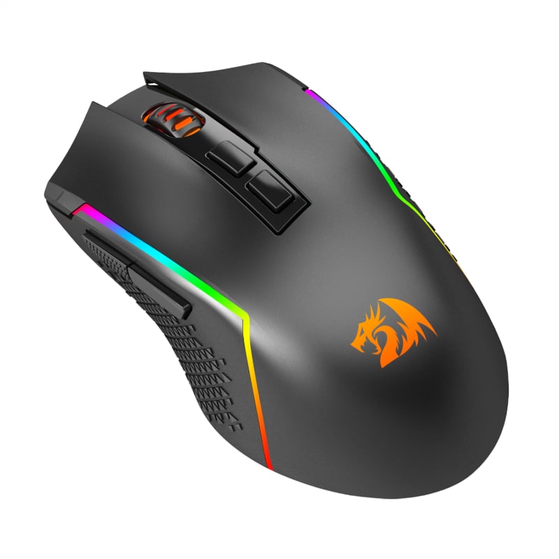 REDRAGON Trident Pro 8000DPI RGB Gaming Mouse – Black.