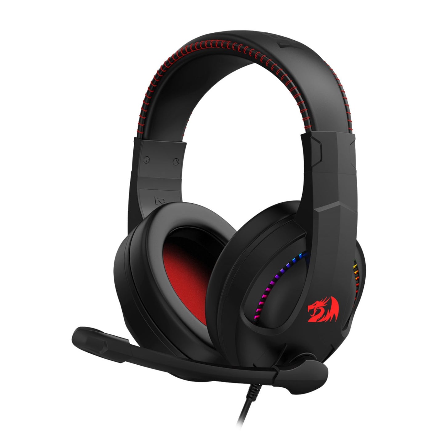 Experience immersive sound with precision-tuned drivers for a competitive edge.
Communicate clearly with a fixed microphone, ensuring clear voice transmission.
Enjoy cross-platform compatibility across PC, PlayStation, Xbox and Nintendo Switch.
Stay comfortable during long sessions with plush earcups and an adjustable headband.
Enhance your gaming setup with dynamic RGB lighting effects.