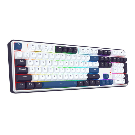 Redragon K689 WYVERN RGB Wired Mechanical Keyboard – White/Black.