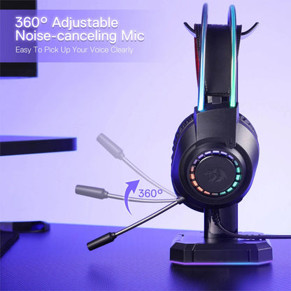 Redragon SCREAM Over-Ear RGB Gaming Headset