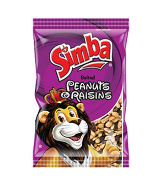 Simba Peanuts & Raisins 50g Box of 36
