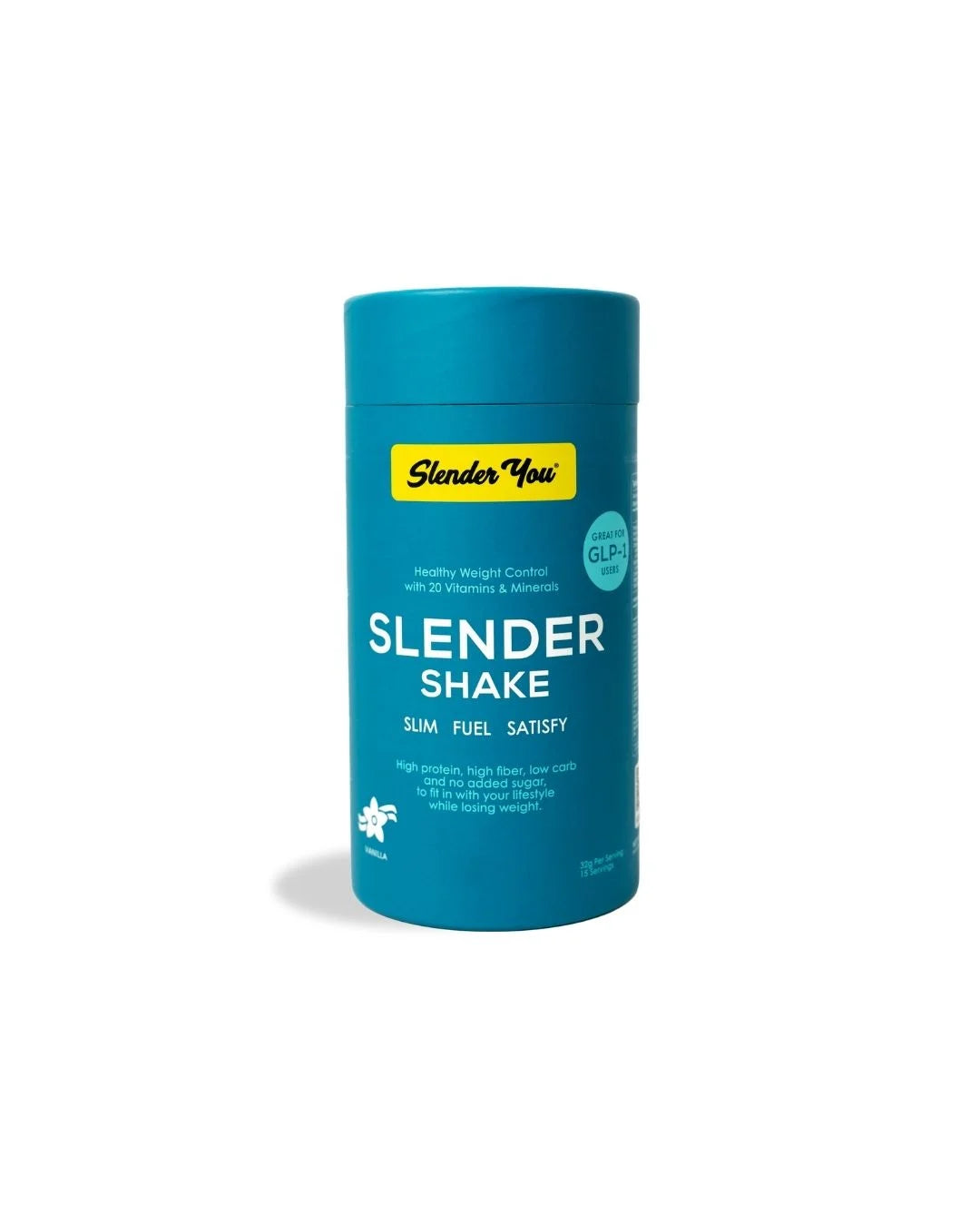 Slender You Shake – Vanilla 480g

A smarter, cleaner shake for digestive comfort, steady energy and balanced nutrition, perfect for GLP-1 users or anyone looking for better weight management, without added sugar or artificial fillers.

480g · 15 servings · 32g each