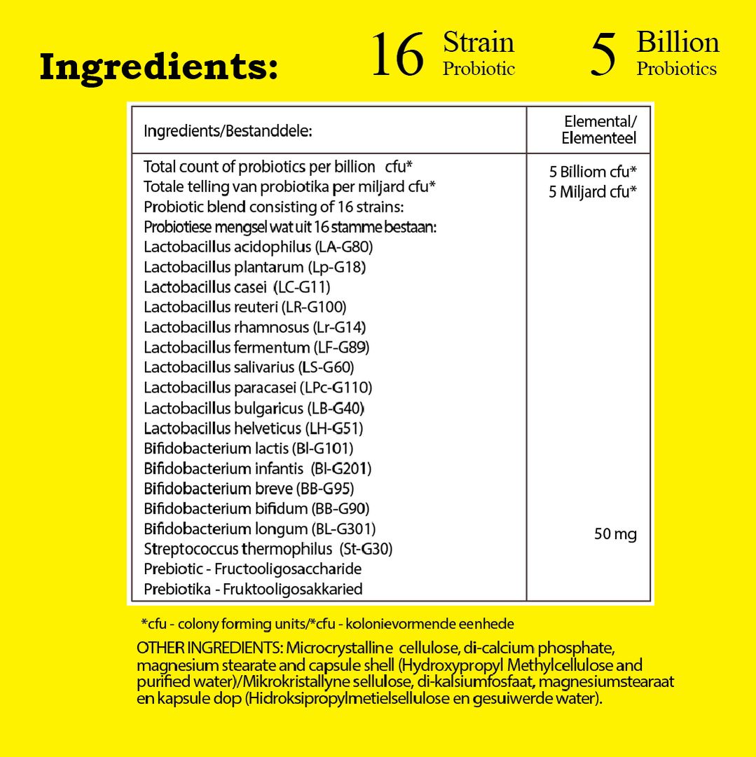 Slender You Beat the Bloat Probiotic for her 30 tablets

Our probiotic promotes digestive health and reduces bloating for a comfortable and happy gut.

Slender You® Probiotic Capsules are formulated with a diverse 16-strain blend of friendly bacteria to support digestion, reduce bloating and maintain a balanced microbiome, especially important when dietary changes occur during weight loss.