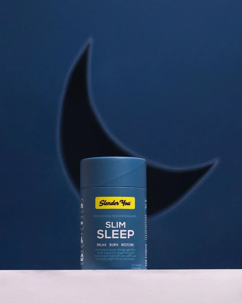 Slender You Slim Sleep 30 Capsules

A calming night capsule that supports deeper sleep, reduces bloating, and boosts overnight metabolism.

Slender You® Slim Sleep is your ultimate nighttime partner for deep rest, calm mind, and overnight renewal.This soothing, stimulant-free formula works in harmony with your body’s natural circadian rhythm to help you drift off faster, sleep more soundly and wake up feeling truly restored. While you’re in deep, restorative sleep, Slim Sleep supports optimal metabolism