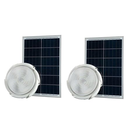 Solar Ceiling Light 100W - 2 Pack