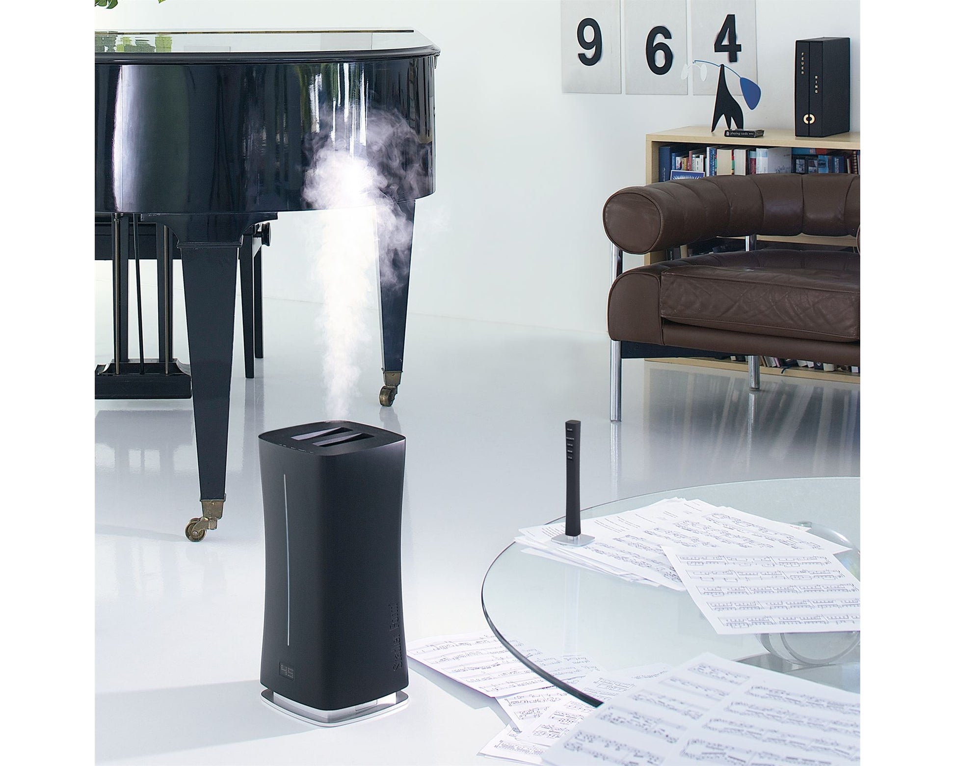 Stadler Form Humidifier With Fragrance Dispenser Wifi Connectivity Black 6.3L 10-95W "Eva" #

The precise humidifier-lady Eva ensures exact humidification thanks to the unique external humidity sensor Remote Sensor™ which also serves as remote control. Using the hygrostat, the humidity level can individually be selected between 30 – 75 % or continuous operation.