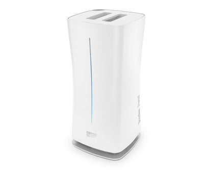 Stadler Form Humidifier With Fragrance Dispenser Wifi Connectivity White 6.3 L 10-95W "Eva" #

The precise humidifier-lady Eva ensures exact humidification thanks to the unique external humidity sensor Remote Sensor™ which also serves as remote control. Using the hygrostat, the humidity level can individually be selected between 30 – 75 % or continuous operation