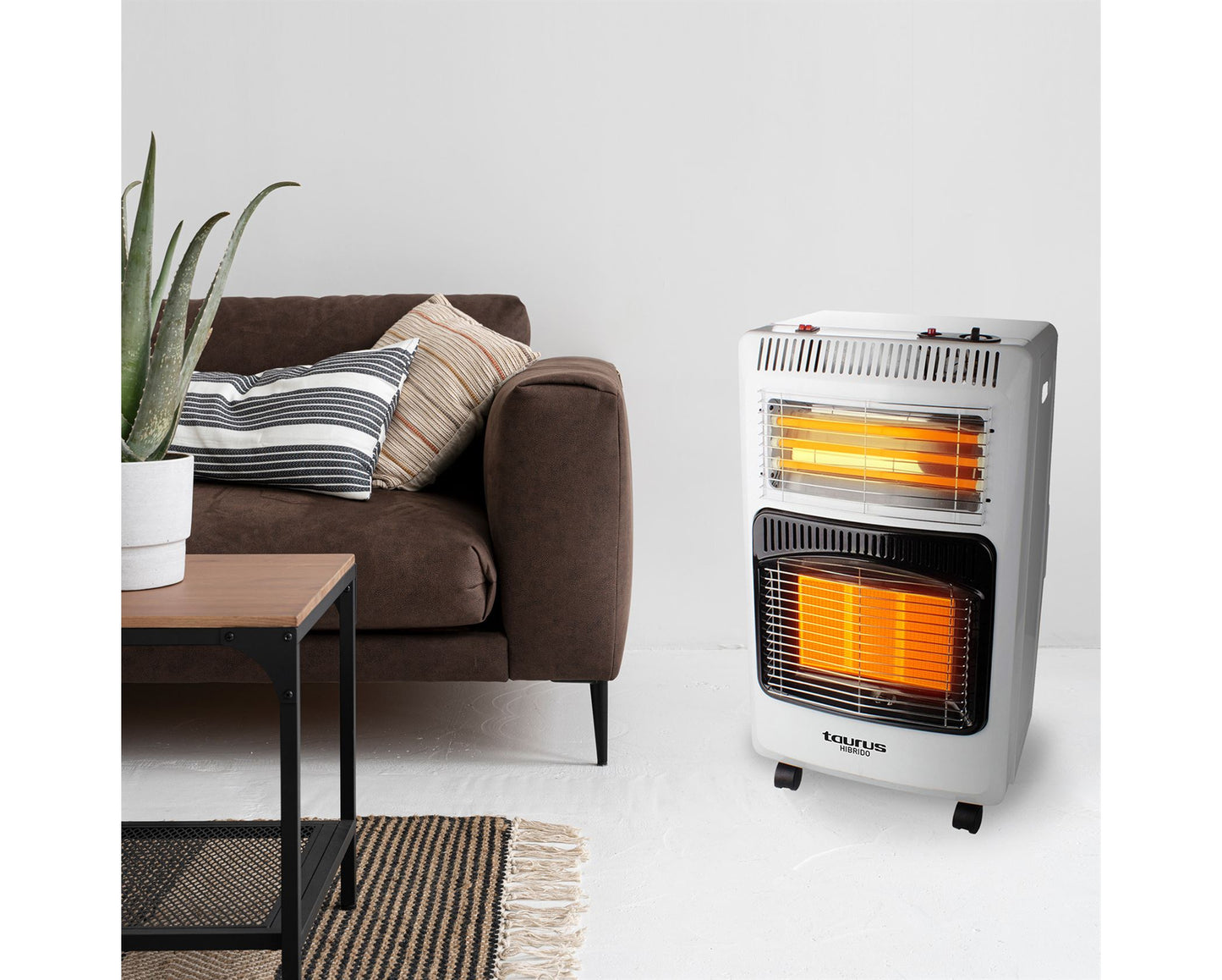 Taurus Heater Electric & Gas Aluminium White 4200W "Hibrido" #