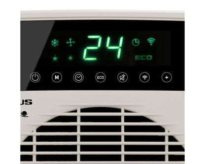 Taurus Heater Floor Fan Cream Wi-Fi Enabled 2Heat Settings 2000W Factor Connect