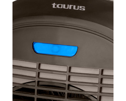 Taurus Heater Oscillating Floor Fan Black 2Heat Settings 2400W Tropicano 3.5 Oscillating