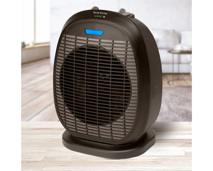 Taurus Heater Oscillating Floor Fan Black 2Heat Settings 2400W Tropicano 3.5 Oscillating