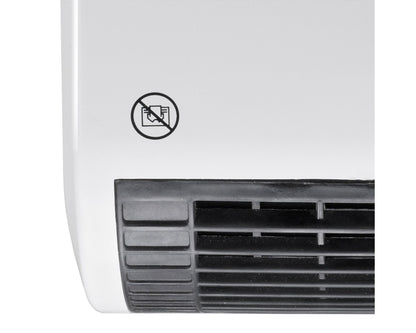 Taurus Heater Wall Mount White 2 Heat Settings 1000-2000W Rcmb 231