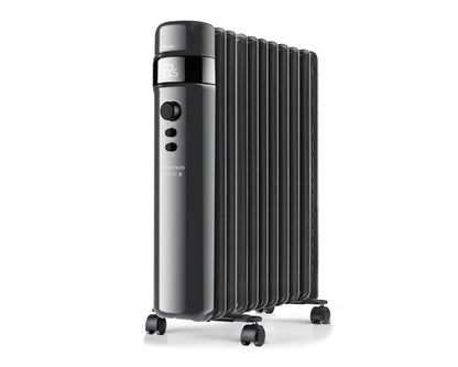 Taurus Heater 11 Fin Oil Filled Steel Black Wifi Enabled 3Heat Settings 2500W "Agadir Connect"

Enjoy the warmth in your home with the programmable oil radiator with digital display. Program and choose the temperature you want in your home through the digital screen. Oil radiator with three power positions. It works with hot oil fluid.