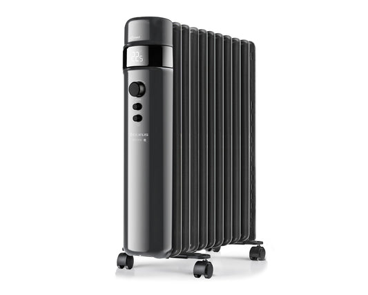 Taurus Heater 11 Fin Oil Filled Steel Black Wifi Enabled 3Heat Settings 2500W "Agadir Connect"

Enjoy the warmth in your home with the programmable oil radiator with digital display. Program and choose the temperature you want in your home through the digital screen. Oil radiator with three power positions. It works with hot oil fluid.