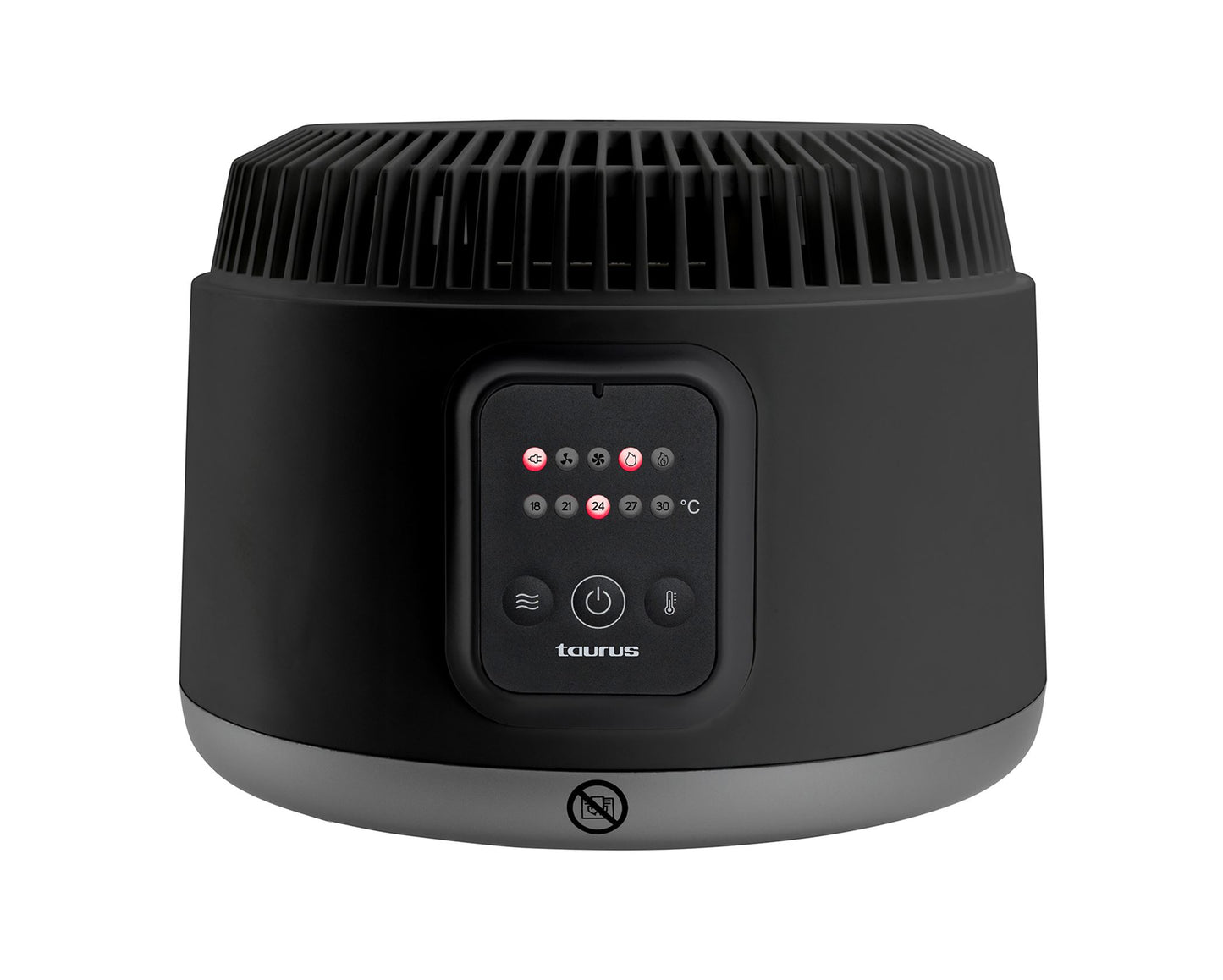 Taurus Heater Adjustable Temperature Black 2000W "Tropicano Jet Hot & Cool"

Experience VORTEX TECHNOLOGY and an elegant design with the Tropican Jet HOT & COOL! Get more uniform heat due to increased air circulation and greater coverage of both heat and ventilation with 5 curved blades and a spiral grid. The powerful 2000W motor can heat and cool your room with ease and rest assured with an anti-tip device.