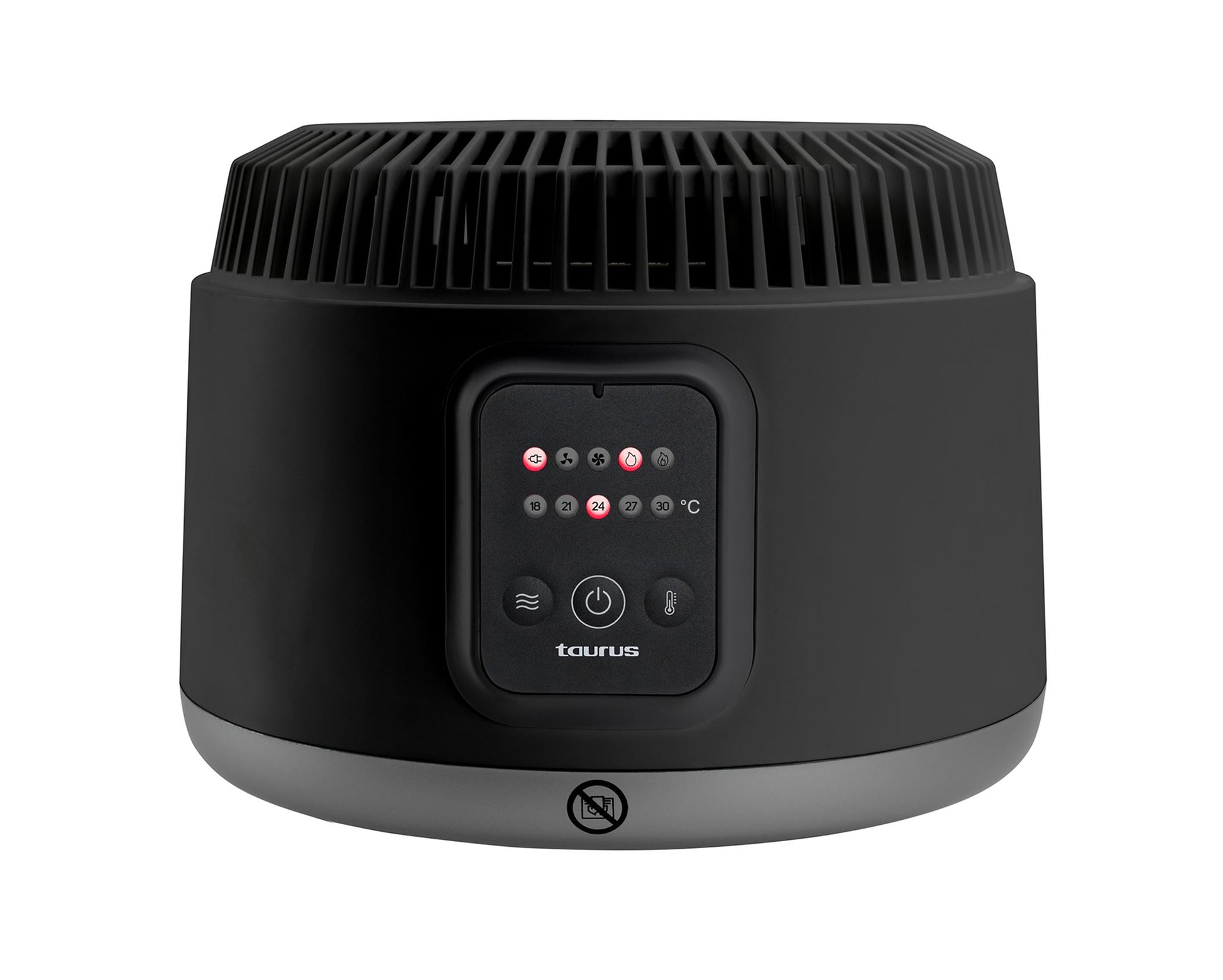 Taurus Heater Adjustable Temperature Black 2000W "Tropicano Jet Hot & Cool"

Experience VORTEX TECHNOLOGY and an elegant design with the Tropican Jet HOT & COOL! Get more uniform heat due to increased air circulation and greater coverage of both heat and ventilation with 5 curved blades and a spiral grid. The powerful 2000W motor can heat and cool your room with ease and rest assured with an anti-tip device.