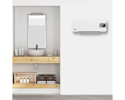 Taurus Heater Ceramic White 2 Heat Settings 1000-2000W "Rcmb 27"

Cold bathrooms can be a thing of the past with the RCMB 27 wall heater from Taurus. It has a sleek and elegant design, a digital display window and oscillating slats. |Enjoy two heat intensities PLUS an adjustable digital thermostat ranging from 10-49 ° C