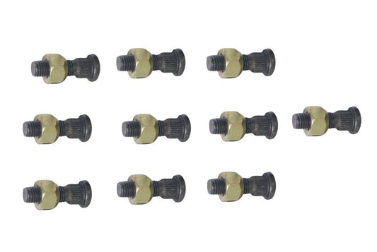 Wheel Stud And Nut Compatible with Toyota Hiace Hilux - 48mm Pack of 10

Ensure a secure and reliable wheel installation with this Wheel Stud and Nut set, designed specifically for Toyota Hiace and Hilux models. Each stud measures 48mm, providing the correct length for optimal wheel attachment. Manufactured to meet OEM specifications, this high-quality set includes 10 studs and nuts, perfect for replacing worn or damaged components. Built for durability, these wheel studs and nuts offer long-lasting perform