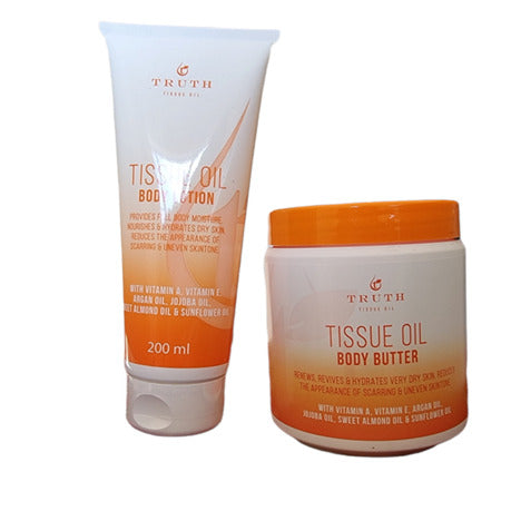 Truth Tissue Body Lotion and Body Butter