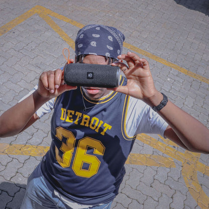 Volkano Bluetooth Speaker Stun Series - Black

Introducing the Volkano Bluetooth Speaker Stun Series in sleek black, the ultimate companion for your music needs.



With 10W of peak power, this speaker delivers booming sound that will keep you jamming wherever you go. Whether you're hosting a party, relaxing at home, or hitting the road, the Stun Series ensures your tunes are always on point.



Experience the convenience of multiple playback options with SD card and USB inputs, allowing you to enjoy your f