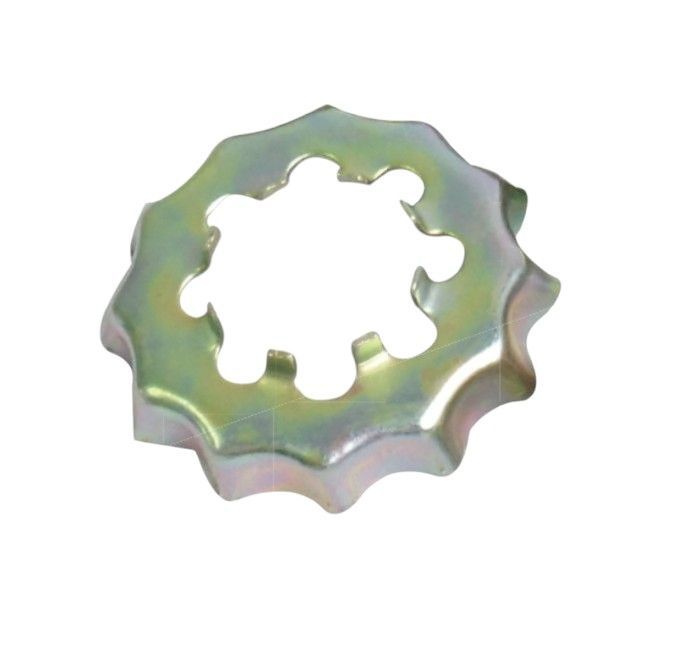 Wheel Castle Lock Washer Compatible with Toyota Hiace Hilux Pack of 10

Ensure a secure and stable wheel installation with this Wheel Castle Lock Washer set, designed for Toyota Hiace and Hilux models. These washers help prevent wheel nuts from loosening by providing extra grip and stability. Manufactured to meet OEM specifications, they are durable and reliable for long-term use. This pack of 10 is perfect for multiple replacements, offering convenience and reliability for your vehicle's wheel assembly.