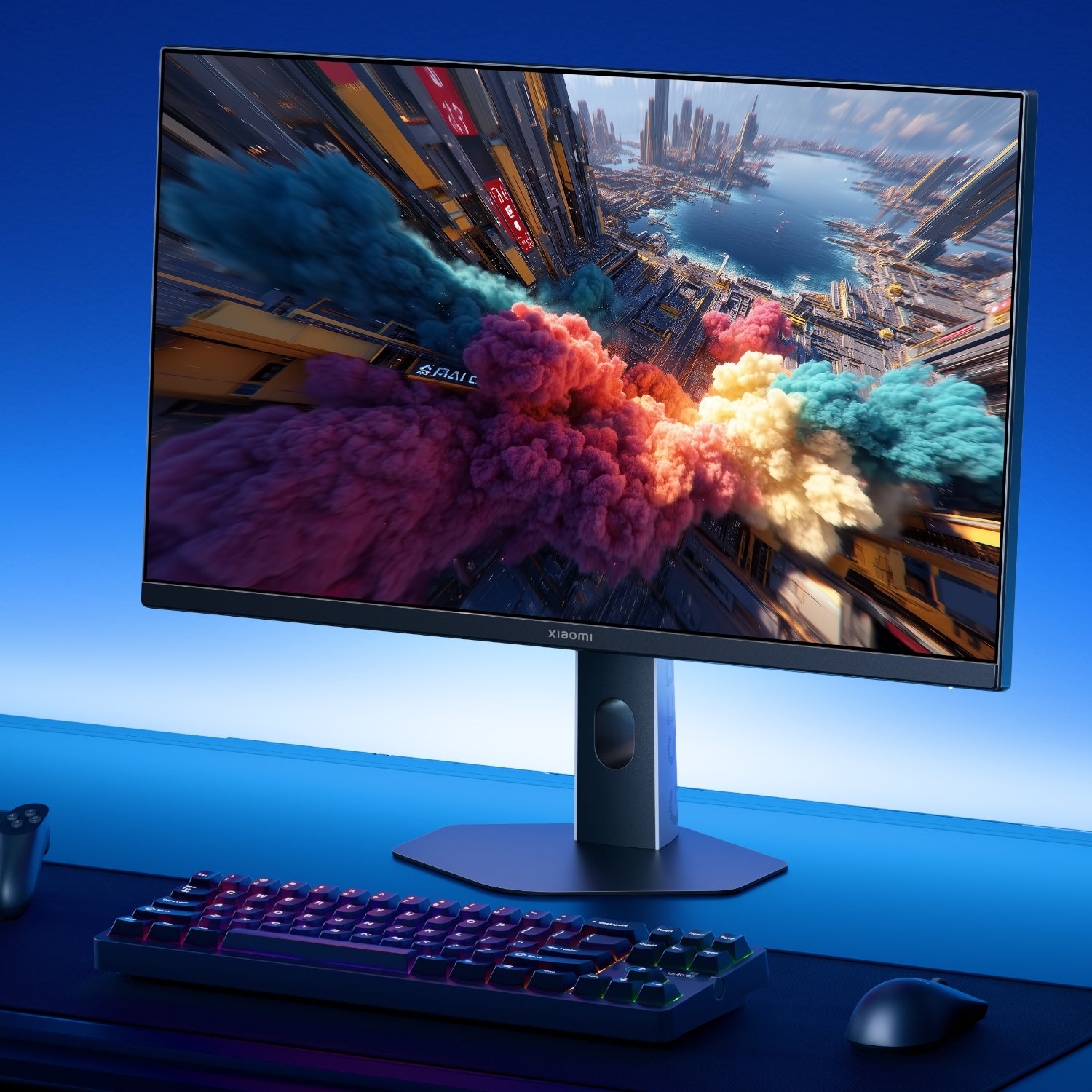 Xiaomi G24i 24″ 200Hz Full HD 1080p IPS Gaming Monitor 
Quick Specs
Dominate every duel with the Xiaomi 24″ gaming monitor’s ultra-fluid native 200Hz refresh rate.
Eliminate motion blur using the 1ms (GTG) Full HD 1080p Fast IPS technology.
Reveal the details hidden in every shadow on the Xiaomi 24″ IPS gaming monitor with HDR 400 and 95% DCI-P3.
Experience seamless, tear-free performance on your 24″ Full HD gaming monitor with AMD FreeSync Premium.
