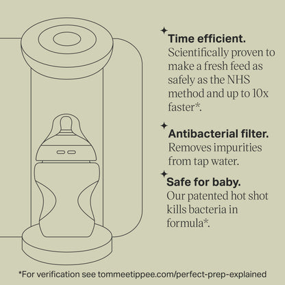 Internal antibacterial filter for the Tommee Tippee Perfect Prep machine