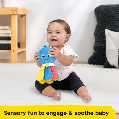 Detail view of super soft stretchy octopus arms for tactile sensory play