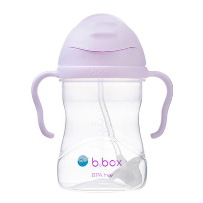 Detail view of non-slip easy-grip toddler handles on B.Box 240ml cup
