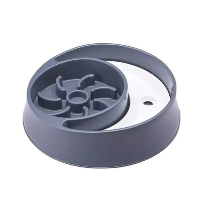 Dogs-Up 2 in 1 Plastic Anti Splash Non-Slip Dog Puzzle Animal Bowl