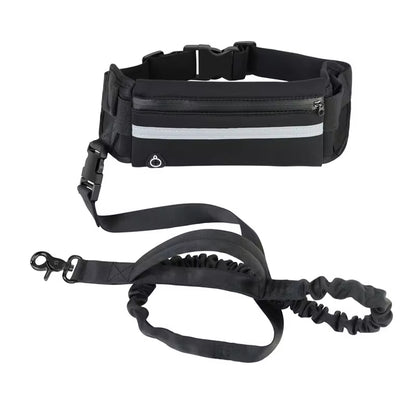 Dogs-up Bungee Leash for Dogs Hand Free Running With Reflective Traction