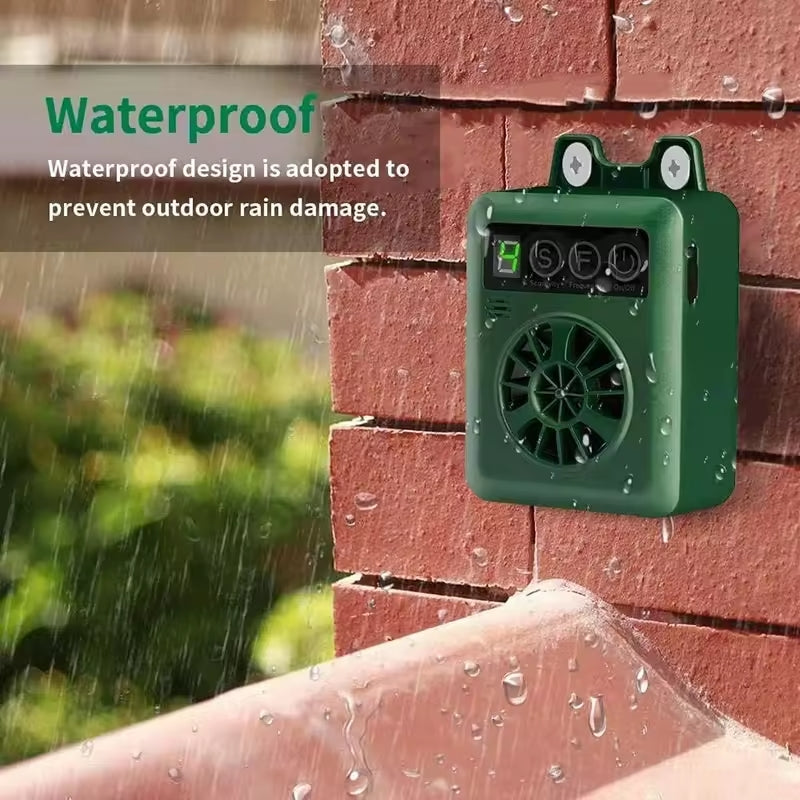 Dogs-Up Anti Dog Barking Ultrasonic Waterproof Rechargeable Device Green