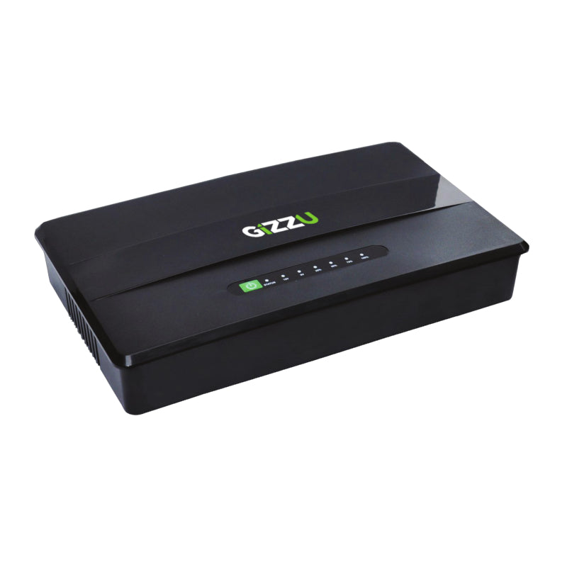 Gizzu 30W 10400mAh mini DC UPS for router and fiber backup