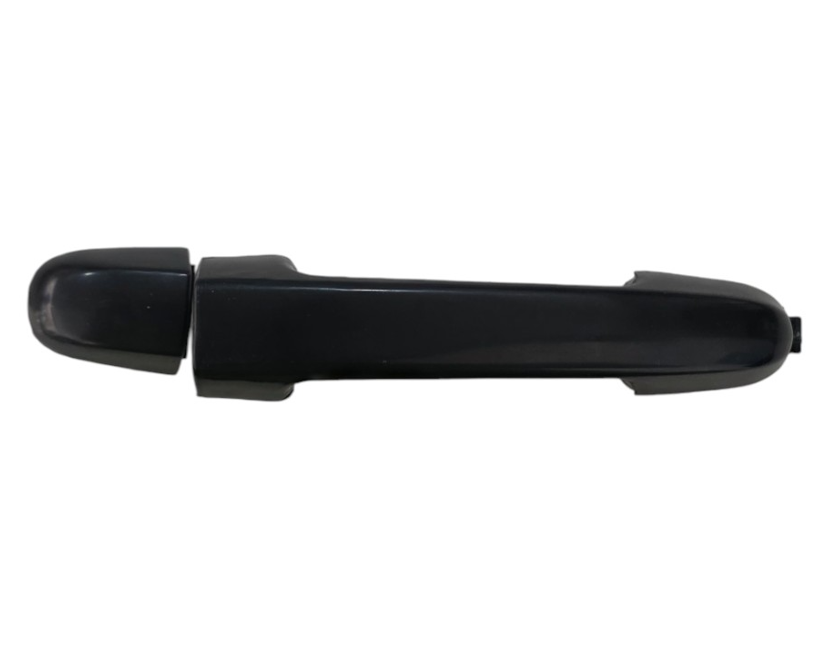 Close-up of the durable finish on the Hyundai i20 front left handle