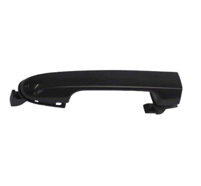 Rear view of the Hyundai i20 door handle showing mounting clips