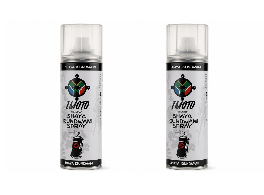 Imoto Shaya Igundwani Rat Repellent Spray 200ml Rataway Pack of 2 aerosol cans front view