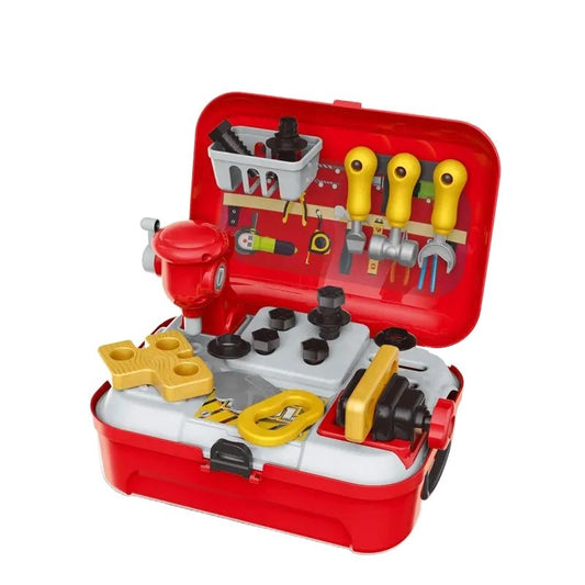 Kids-Up 25-piece pretend play construction tool box set for kids