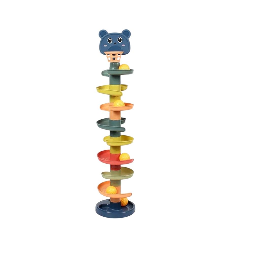 Kids-Up extra tall 9-stage rotating ball track tower educational toy