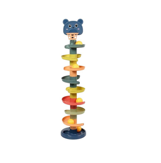 Kids-Up extra tall 9-stage rotating ball track tower educational toy