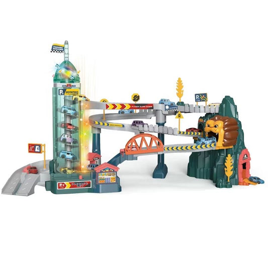 Kids-Up Lion Mountain Adventure motorized electric car track set