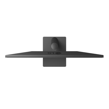 Rear view of LG 29 inch UltraWide monitor showing 100x100mm VESA mount and stand connection