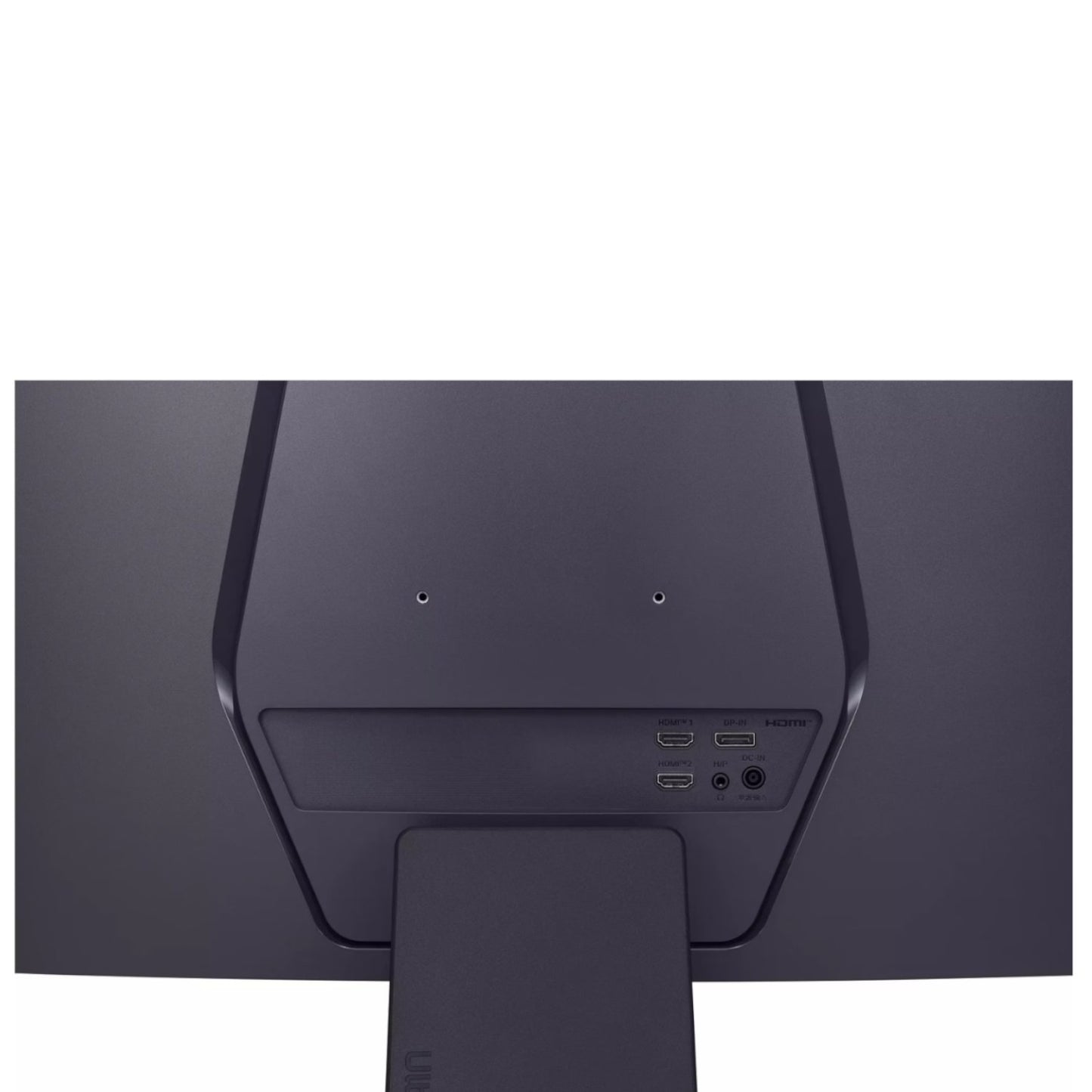 Side profile showing 1000R curvature of LG 32 inch QHD gaming display